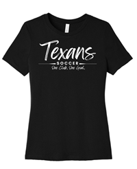 TEXANS LADIES SCRIPT TEE BLACK