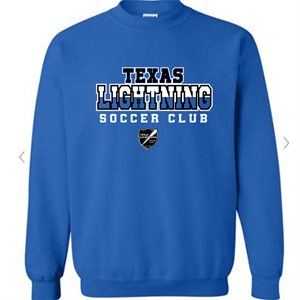 TXLT CREW SWEATSHIRT Design 4- ROYAL  Image