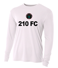 210 FC LS SPIRIT WICKING TEE - WHITE