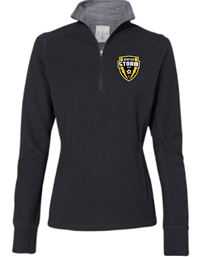 Womens 1/4 Zip - Black
