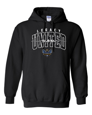 Mom Hooded Sweatshirt - Black Image