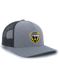 Mesh Back Trucker Hat-Grey/Black