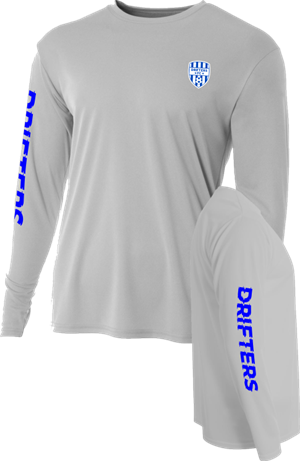 Silver Supporter LS Dri-fit Tee Image