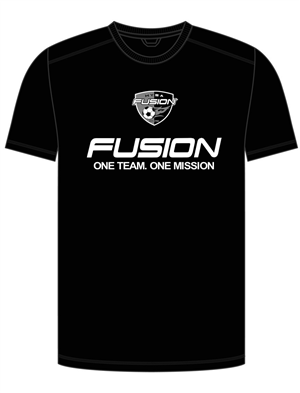 Fusion Spirit Wicking Tee - Black Image