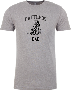 Rattlers Dad Tee - Grey Image