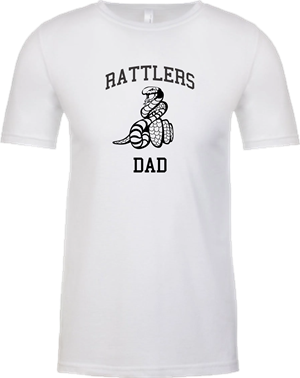 Rattlers Dad Tee - White Image