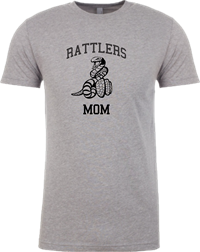 Rattlers Mom Tee - Grey