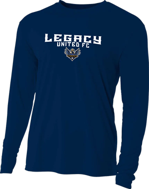 Dri-Fit LS Tee - Navy Image