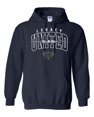 Mom Hooded Sweatshirt - Navy Image